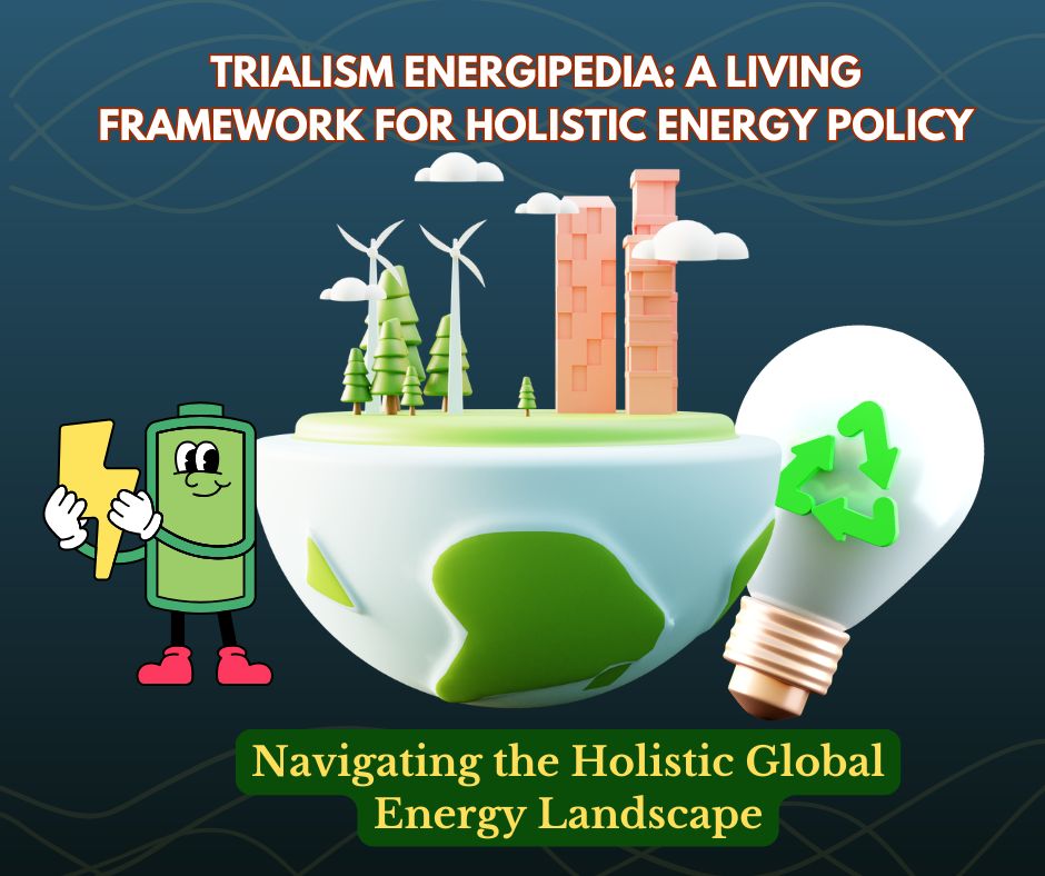 Energipedia adalah kerangka hidup yang memandang energi bukan sekadar daya, melainkan sistem yang menyatukan raga teknis, jiwa tata kelola, dan napas nilai publik